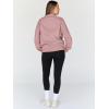 imageTrendy Queen Womens Oversized Sweatshirts Turtleneck Pullover Long Sleeve Hoodies Tops Fall Fashion Outfits 2025 ClothesDarkpink
