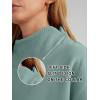 imageTrendy Queen Womens Oversized Sweatshirts Turtleneck Pullover Long Sleeve Hoodies Tops Fall Fashion Outfits 2025 ClothesGreen