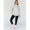 imageTrendy Queen Womens Oversized Sweatshirts Turtleneck Pullover Long Sleeve Hoodies Tops Fall Fashion Outfits 2025 ClothesGrey