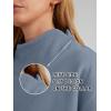 imageTrendy Queen Womens Oversized Sweatshirts Turtleneck Pullover Long Sleeve Hoodies Tops Fall Fashion Outfits 2025 ClothesGreyblue