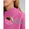 imageTrendy Queen Womens Oversized Sweatshirts Turtleneck Pullover Long Sleeve Hoodies Tops Fall Fashion Outfits 2025 ClothesHotpink
