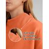 imageTrendy Queen Womens Oversized Sweatshirts Turtleneck Pullover Long Sleeve Hoodies Tops Fall Fashion Outfits 2025 ClothesOrange