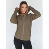 imageTrendy Queen Womens Zip Up Hoodies Fleece Jackets Oversized Sweatshirts Fall Fashion Outfits Sweaters Winter ClothesCoffee
