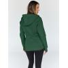 imageTrendy Queen Womens Zip Up Hoodies Fleece Jackets Oversized Sweatshirts Fall Fashion Outfits Sweaters Winter ClothesDarkgreen