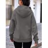 imageTrendy Queen Womens Zip Up Hoodies Fleece Jackets Oversized Sweatshirts Fall Fashion Outfits Sweaters Winter ClothesDarkgrey