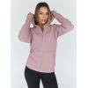 imageTrendy Queen Womens Zip Up Hoodies Fleece Jackets Oversized Sweatshirts Fall Fashion Outfits Sweaters Winter ClothesDarkpink
