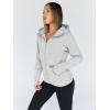 imageTrendy Queen Womens Zip Up Hoodies Fleece Jackets Oversized Sweatshirts Fall Fashion Outfits Sweaters Winter ClothesGrey