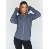 imageTrendy Queen Womens Zip Up Hoodies Fleece Jackets Oversized Sweatshirts Fall Fashion Outfits Sweaters Winter ClothesGreyblue