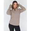 imageTrendy Queen Womens Zip Up Hoodies Fleece Jackets Oversized Sweatshirts Fall Fashion Outfits Sweaters Winter ClothesKhaki