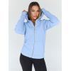 imageTrendy Queen Womens Zip Up Hoodies Fleece Jackets Oversized Sweatshirts Fall Fashion Outfits Sweaters Winter ClothesLightblue