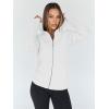 imageTrendy Queen Womens Zip Up Hoodies Fleece Jackets Oversized Sweatshirts Fall Fashion Outfits Sweaters Winter ClothesWhite