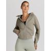 imageTrendy Queen Womens Zip Up Hoodies Jackets Cropped Sweatshirts Fleece Fall Outfits Casual Comfy Y2k Tops Winter Clothes 2025Coffee