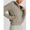 imageTrendy Queen Womens Zip Up Hoodies Jackets Cropped Sweatshirts Fleece Fall Outfits Casual Comfy Y2k Tops Winter Clothes 2025Coffee