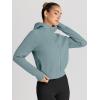 imageTrendy Queen Womens Zip Up Hoodies Jackets Cropped Sweatshirts Fleece Fall Outfits Casual Comfy Y2k Tops Winter Clothes 2025Green