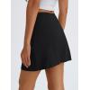 imageTrendy Queen Womens Mini ALine High Waisted Bodycon Stretch Pencil SkortBlack