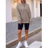 imageTrendy Queen Womens Zip Up Hoodies Oversized Sweatshirts Preppy Clothes Fall Teen Girls Outfits Fashion Crewneck PulloverCoffeegrey