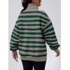 imageTrendy Queen Womens Zip Up Hoodies Oversized Sweatshirts Preppy Clothes Fall Teen Girls Outfits Fashion Crewneck PulloverGreenkhaki