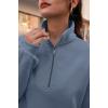 imageTrendy Queen Womens Zip Up Hoodies Oversized Sweatshirts Preppy Clothes Fall Teen Girls Outfits Fashion Crewneck PulloverGreyblue