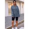 imageTrendy Queen Womens Zip Up Hoodies Oversized Sweatshirts Preppy Clothes Fall Teen Girls Outfits Fashion Crewneck PulloverGreyblue