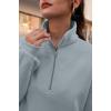 imageTrendy Queen Womens Zip Up Hoodies Oversized Sweatshirts Preppy Clothes Fall Teen Girls Outfits Fashion Crewneck PulloverGreygreen