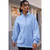 imageTrendy Queen Womens Zip Up Hoodies Oversized Sweatshirts Preppy Clothes Fall Teen Girls Outfits Fashion Crewneck PulloverLightblue