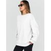 imageTrendy Queen Sweatshirts for Women Hoodies Oversized Crewneck Tops Sweaters Comfy Fall Winter Outfits Clothes 2025 FashionWhite