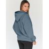 imageTrendy Queen Womens Zip Up Hoodies Oversized Sweatshirts Fall Fashion Outfits Casual Jackets 2025 Winter ClothesDusty Blue