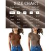 imageTrendy Queen Womens Bodysuits Short Sleeve Basic Shirts Tank Tops Summer Fashion Outfits Workout Slim Fitted Y2K Clothes 2024White