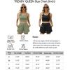 imageTrendy Queen Two Piece Summer Outfits 2 Piece Sets 2025 Sleeveless Matching Lounge Crop Top High Waisted ShortHotpink