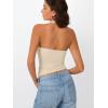imageTrendy Queen Going Out Tops for Women Halter Tops 2025 Summer Backless Shirts Sleeveless Crop Shirt Y2k Fashion ClothesApricot