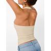 imageTrendy Queen Going Out Tops for Women Halter Tops 2025 Summer Backless Shirts Sleeveless Crop Shirt Y2k Fashion ClothesApricot