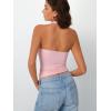 imageTrendy Queen Going Out Tops for Women Halter Tops 2025 Summer Backless Shirts Sleeveless Crop Shirt Y2k Fashion ClothesBabypink