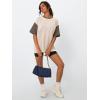 imageTrendy Queen Oversized TShirts for Women Summer Workout Loost Fit Short Sleeve Tops Casual Y2K 2025 Fashion Basic TeesApricot