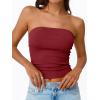 imageTrendy Queen Tube Tops for Women 2025 Summer Going Out Crop Ribbed Tank Bandeau Sexy Fashion Y2k Spring Sleeveless BraWinered