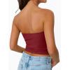 imageTrendy Queen Tube Tops for Women 2025 Summer Going Out Crop Ribbed Tank Bandeau Sexy Fashion Y2k Spring Sleeveless BraWinered