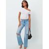 imageTrendy Queen Women Off The Shoulder Tops Summer 2025 Short Sleeve Shirts Going Out Crop Y2k Cute Sexy TeeWhite