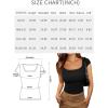 imageTrendy Queen Womens Square Neck Ribbed Basic Going Out Crop Tops Short Sleeve T Shirts Summer Clothes 2025White