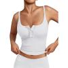 imageTrendy Queen Tanks Women Summer Racerback Crop Tops Camisole Ribbed Tops Shirts Going Out Beach Vacation Outfits 2025White