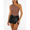 imageTrendy Queen Womens Going Out Tops Summer Spring Tank Crop Outfit Cute Y2k Shirts Corset Fashion Workout Clothes 2025Brown