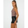 imageTrendy Queen Womens Going Out Tops Summer Spring Tank Crop Outfit Cute Y2k Shirts Corset Fashion Workout Clothes 2025Coffee Grey