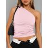 imageTrendy Queen Womens Going Out Tops Summer Spring Tank Crop Outfit Cute Y2k Shirts Corset Fashion Workout Clothes 2025Pink