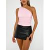 imageTrendy Queen Womens Going Out Tops Summer Spring Tank Crop Outfit Cute Y2k Shirts Corset Fashion Workout Clothes 2025Pink