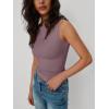 imageTrendy Queen Women Going Out Casual Tank Tops Spring Summer Basic Cute 2025 Sleeveless Shirt Y2K Fashion Outfit ClothesNutmeg