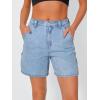 imageTrendy Queen Womens Jean Shorts Denim Short Jorts Summer Clothes Y2K Cute Fashion Outfits 2025Lightblue