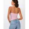 imageTrendy Queen Halter Tops for Women 2025 Summer Going Out Tops Backless Crop Sleeveless Workout Shirts Cute Y2k ClothesBabypink