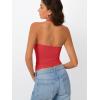 imageTrendy Queen Halter Tops for Women 2025 Summer Going Out Tops Backless Crop Sleeveless Workout Shirts Cute Y2k ClothesRed