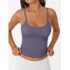 imageTrendy Queen Womens Spaghetti Strap Tank Top Summer Double Lined Workout Camisole Going Out Cute Tops Y2k Teen Girl BasicGraypurple