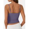 imageTrendy Queen Womens Spaghetti Strap Tank Top Summer Double Lined Workout Camisole Going Out Cute Tops Y2k Teen Girl BasicGraypurple