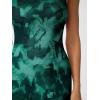 imageTrendy Queen Bodycon Maxi Dress Womens Sleeveless Floral Print Fitted Party Club Ruched Dresses with Side SlitGreen