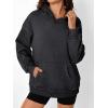 imageTrendy Queen Oversized Hoodies for Women Acid Wash Sweatshirt Cute Pullover Fall Winter Long Sleeve ShirtsBlack